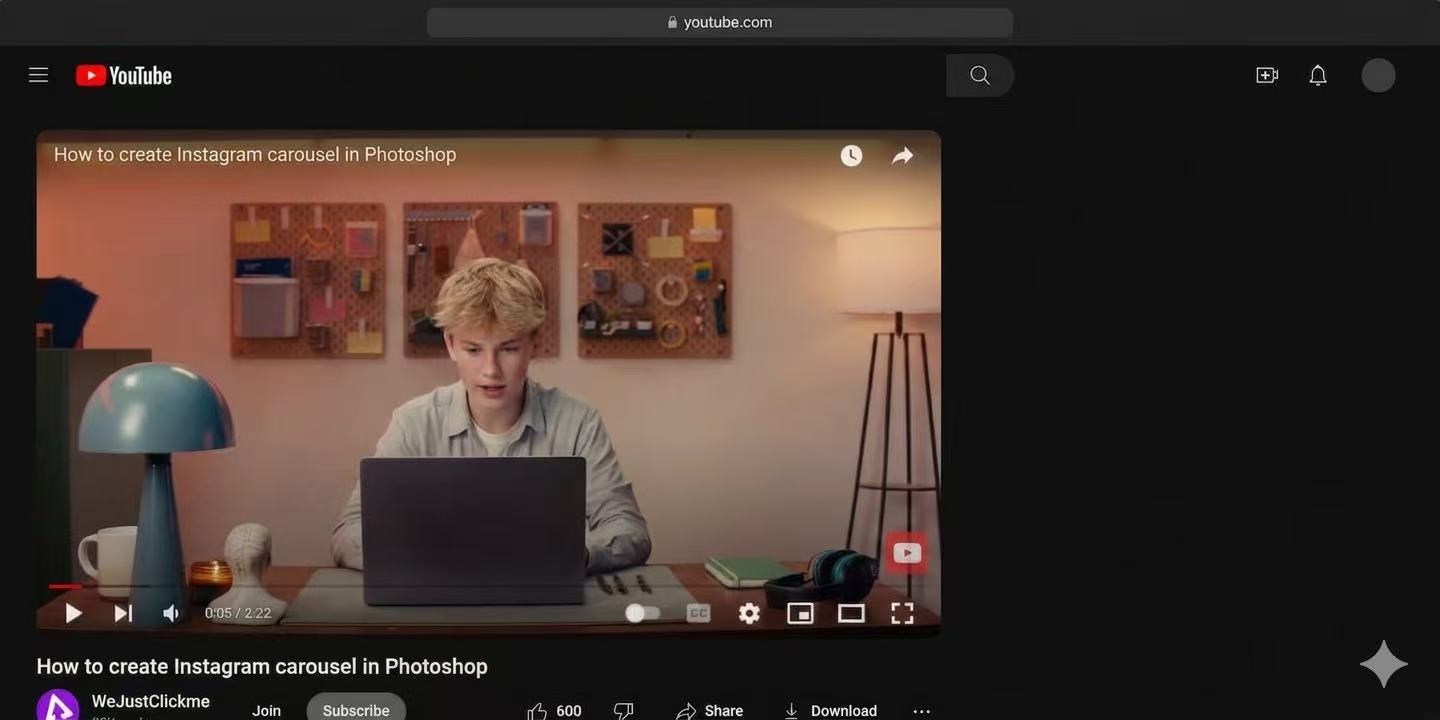 YouTube-led campaign still with cinematic lighting